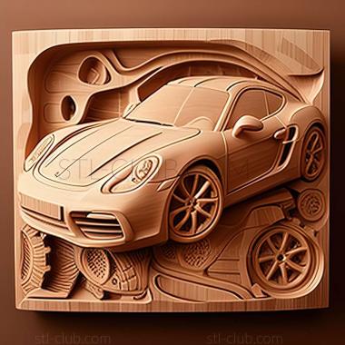 3D model Porsche Cayman (STL)